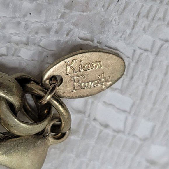 Enameled Rhinestone Necklace by Kiam Family Gold - Picture 10 of 10